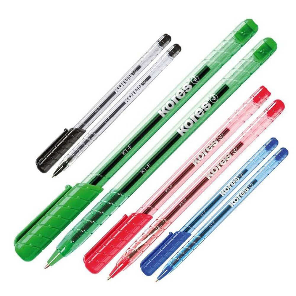 Pix unica folosinta 0.7 mm, albastru, negru, rosu, verde Verde - imagine 6